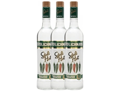 Vodka STOLICHNAYA Stolichnaya Hot (0.7 L - 3 unidades)