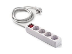Base Multiple Eco Con Interruptor Blanca FAMATEL