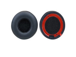 Almofada para Auscultadores Beats Solo 4.0 de Orelhas de Espuma Macia Pele de Proteína Preto XIAOMOYU