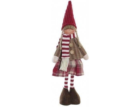 Decoração Natalícia HOGAR Y MÁS Perna Longa de Natal (poliéster)