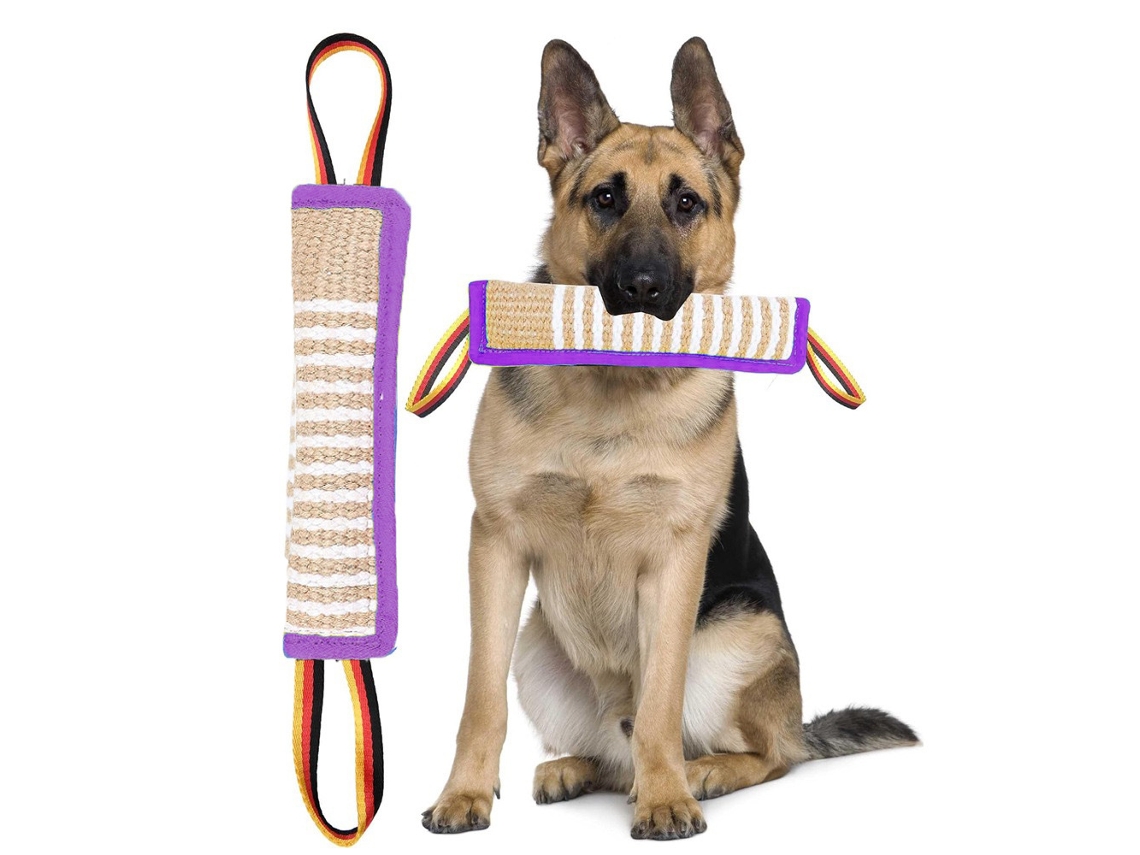 Brinquedo de Treinamento para Cães, Resistentes.para Cabo de Guerra Filhotes Aliviar a Dentição Digitallab Roxo 2pc