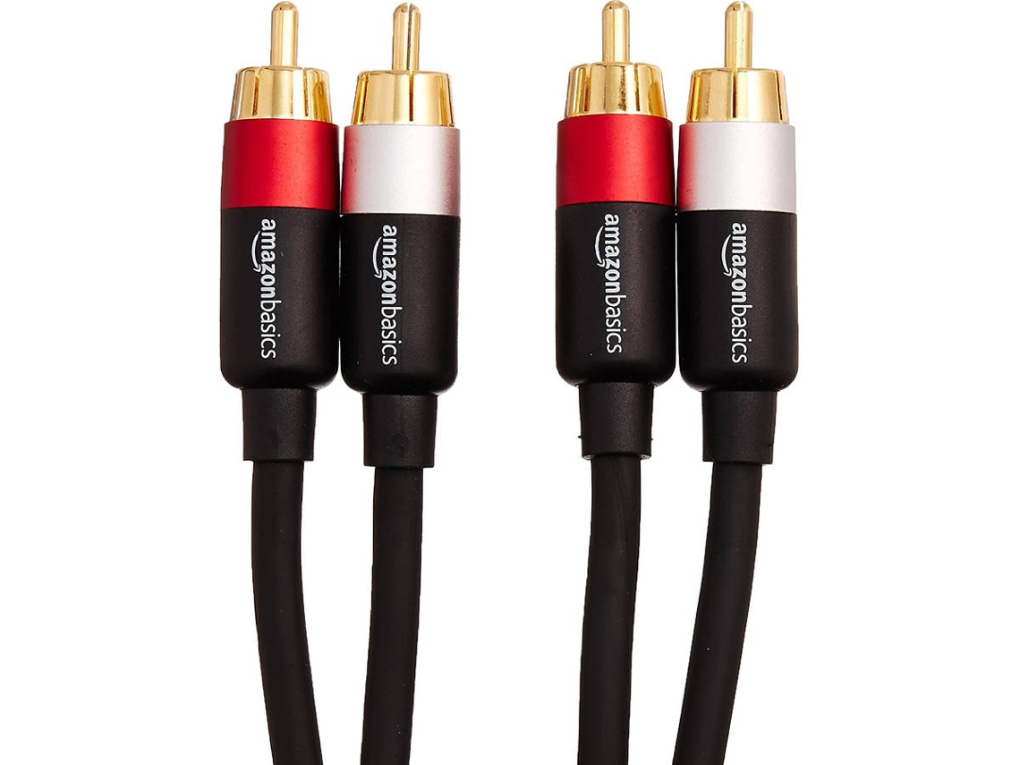 Cabo de Áudio AMAZON (RCA - 1.2 m - Preto)
