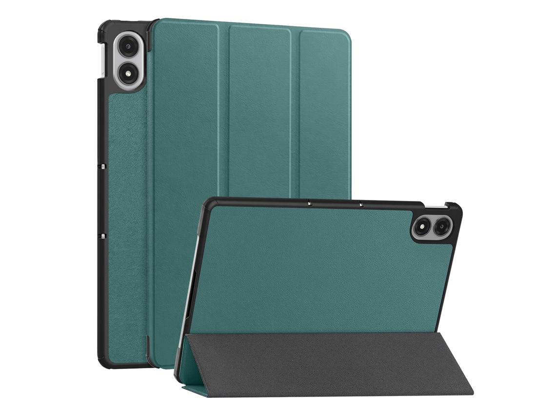Capa Com Tampa Tripla Para O Xiaomi Redmi Pad 2 Pro Com Suporte Para Teclado / Vídeo