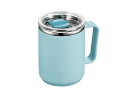 Caneca Térmica De Aço Inoxidável Com Tampa Para Café De 450 Ml Para Casa Ly Ebike