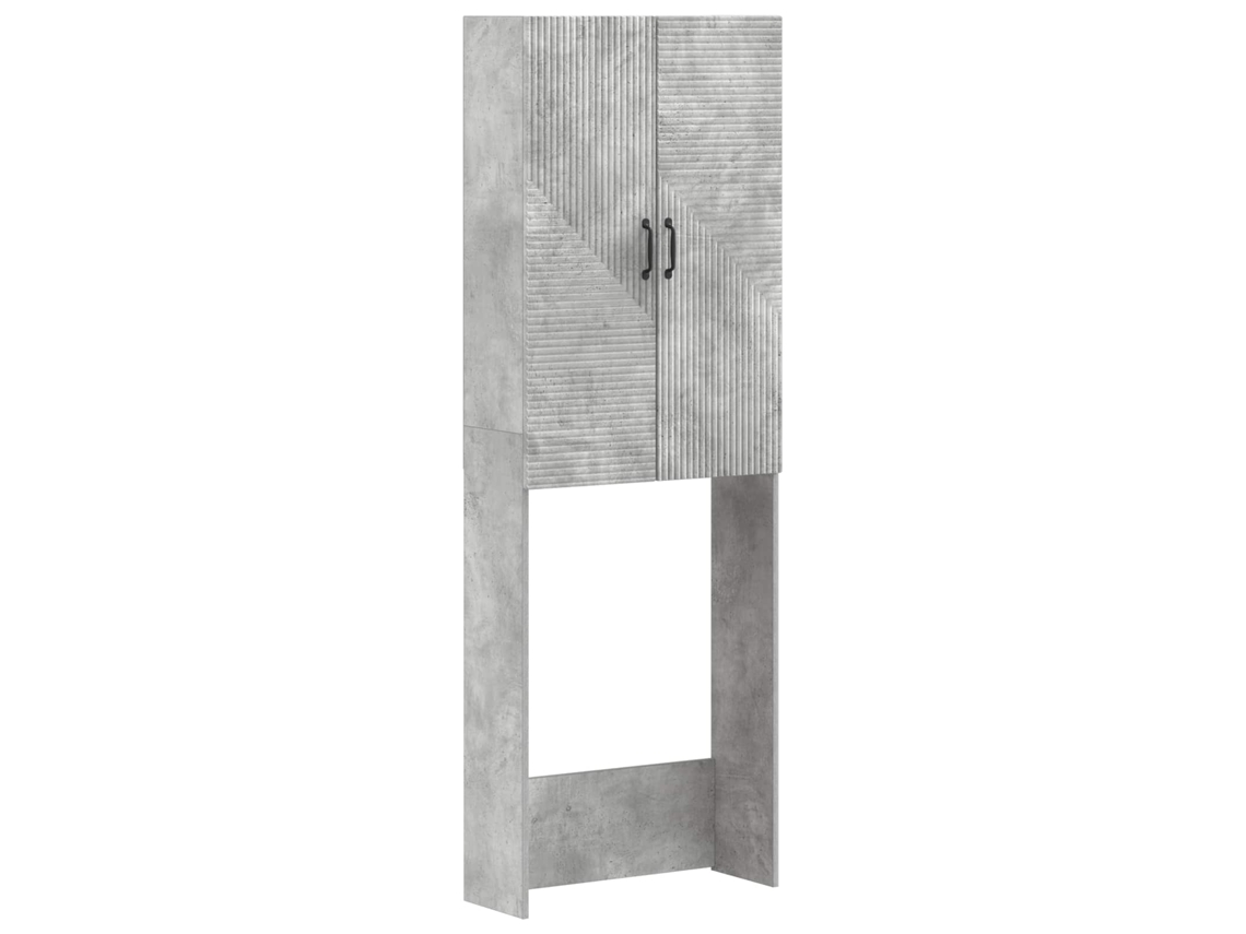 Vidaxl Armário De Banheiro Haarlem Cinzento Cimento 66 X 25,5 X 190 Cm