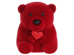Caixa de Jóias Urso Flocagem Armazenamento Anel Presente Pedido Casamento | S/MARCA
