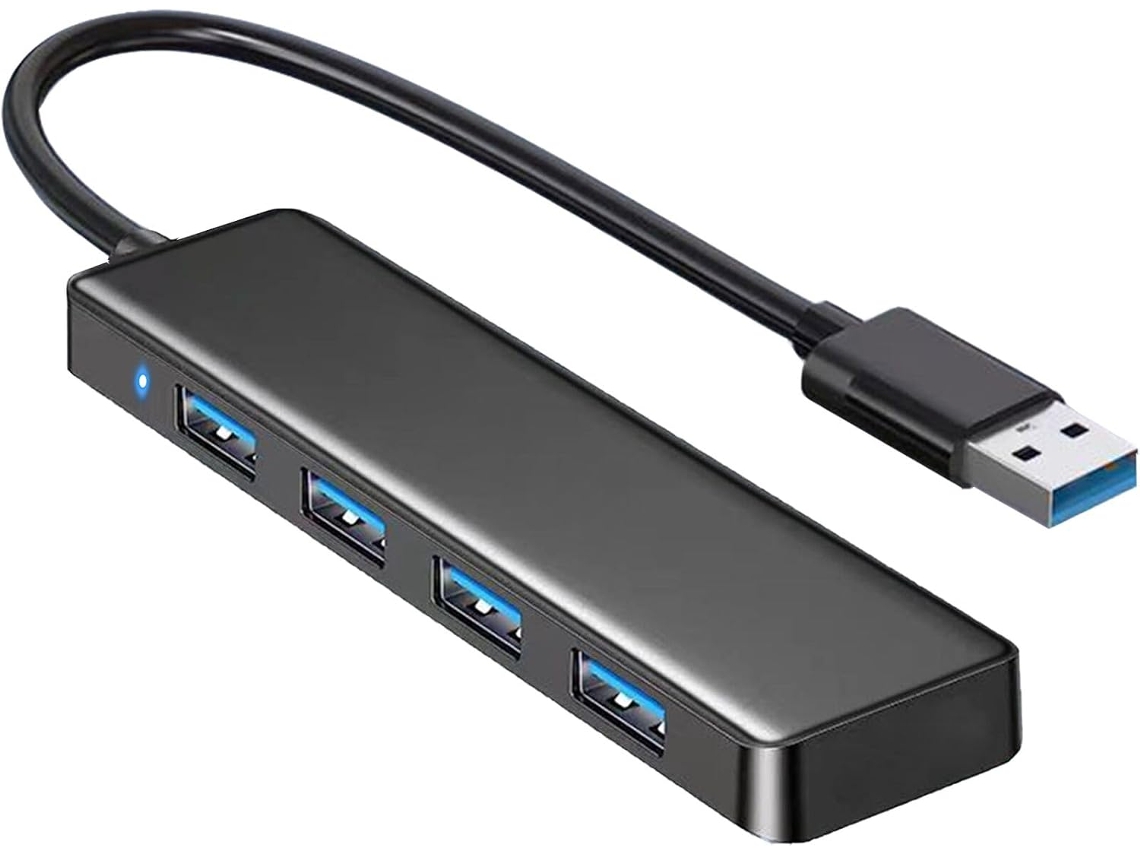 Hub Usb De 4 Portas Para Dados E Periféricos