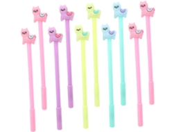Homoyoyo, Conjunto De 10 Canetas Gel Criativas Com Desenhos Animados