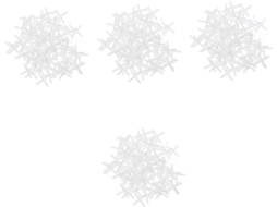8000 Peças de Espaçadores para Azulejos, Ferramentas de Nivelamento em Formato Especial, Espaçadores para Posicionamento de Cerâmica. SFUSHOS