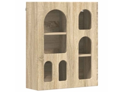 Conjunto 1 Armário Suspenso Vidaxl Castanho Derivados De Madeira (59 X 20 X 71,5 Cm)