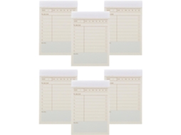 Carnet De Notes Autoadesivo Bege Para Planejamento Quotidienne, Papel Lisse E Portátil, Bloc Note De Poche