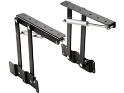 Dobradiças De Fechamento Suave Para Móveis, 2 Peças, Pretas, Para Mesa, Com Tampo Elevável, Mecanismo Dobrável