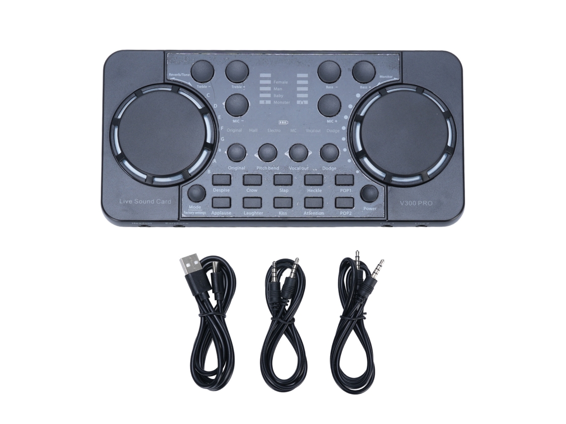Mixer de Cartão de Som LAXISCREED para Celular Pc