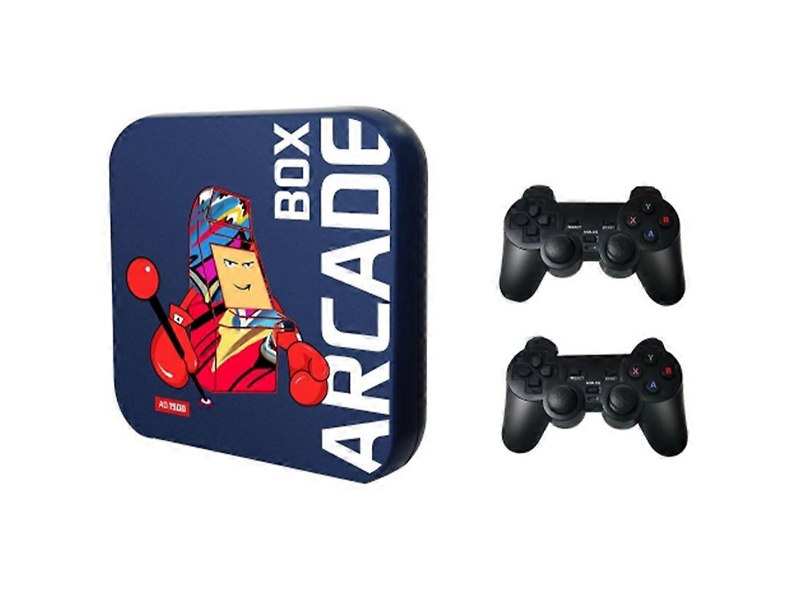 Console De Jogos 3d Tipo D Arcade Box 256g Com 2 Controles Retrô Sem Fio Integrados Ly Ebike