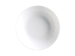 Prato Fundo Luminarc Diwali Branco Vidro (20 Cm)