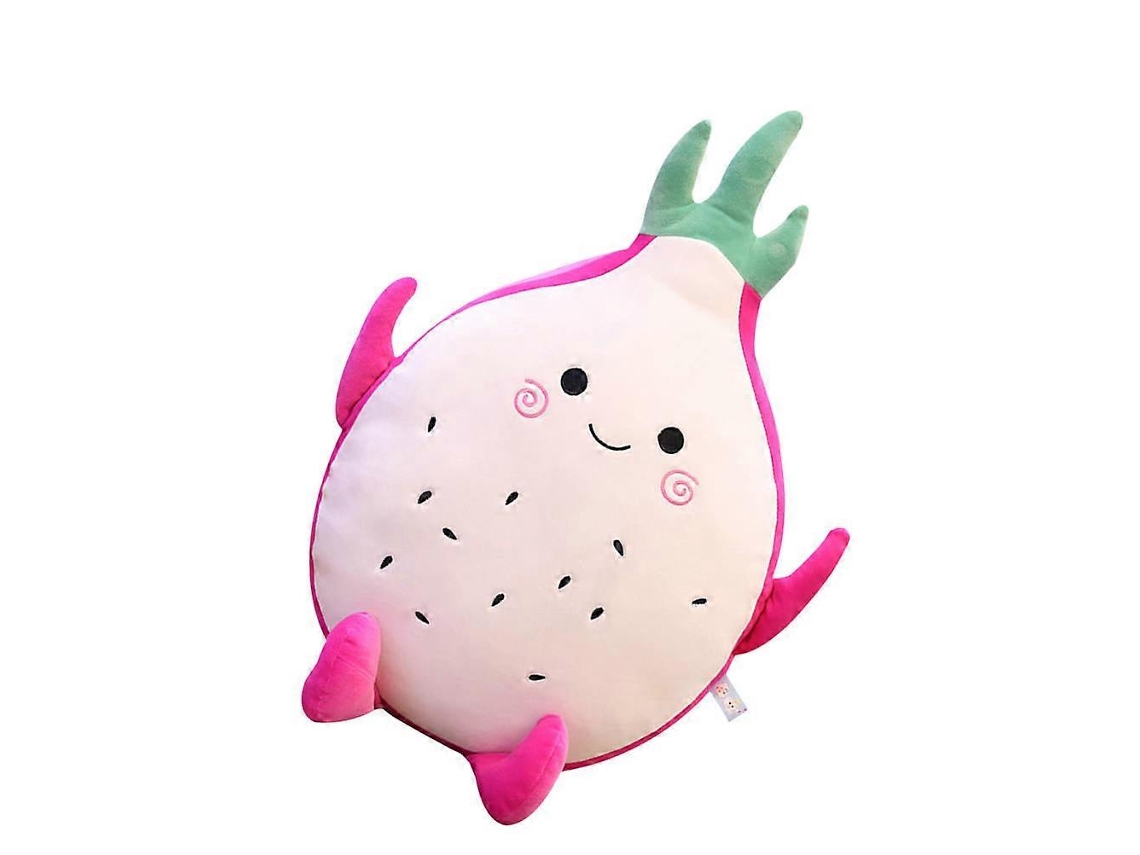 Almofada De Pelúcia Pitaya Rosa, Macia E Confortável