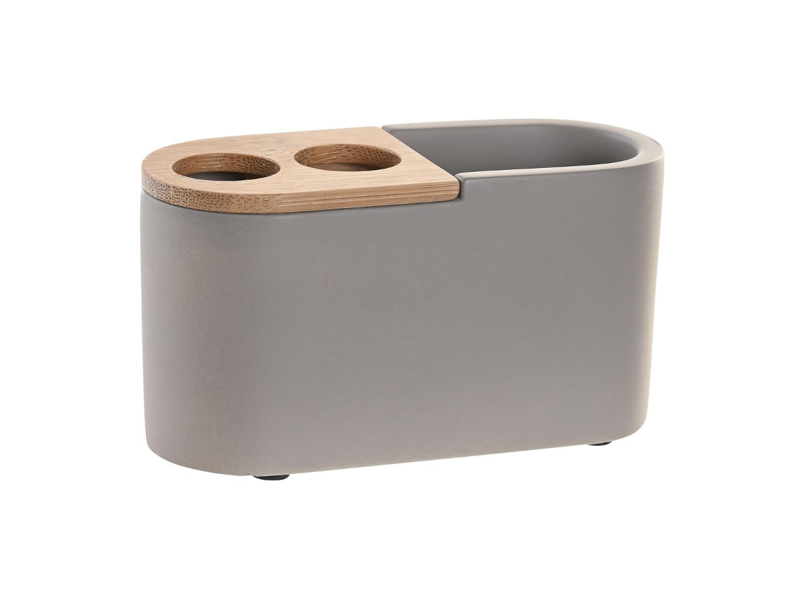Outros Acessórios de Casa de Banho DKD HOME DECOR (Bambu - 4.50 x 11 x 6 cm)