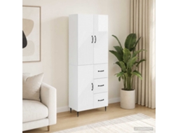 Vidaxl Conjunto De Gabinete 2 Unid. Branco Brilhante