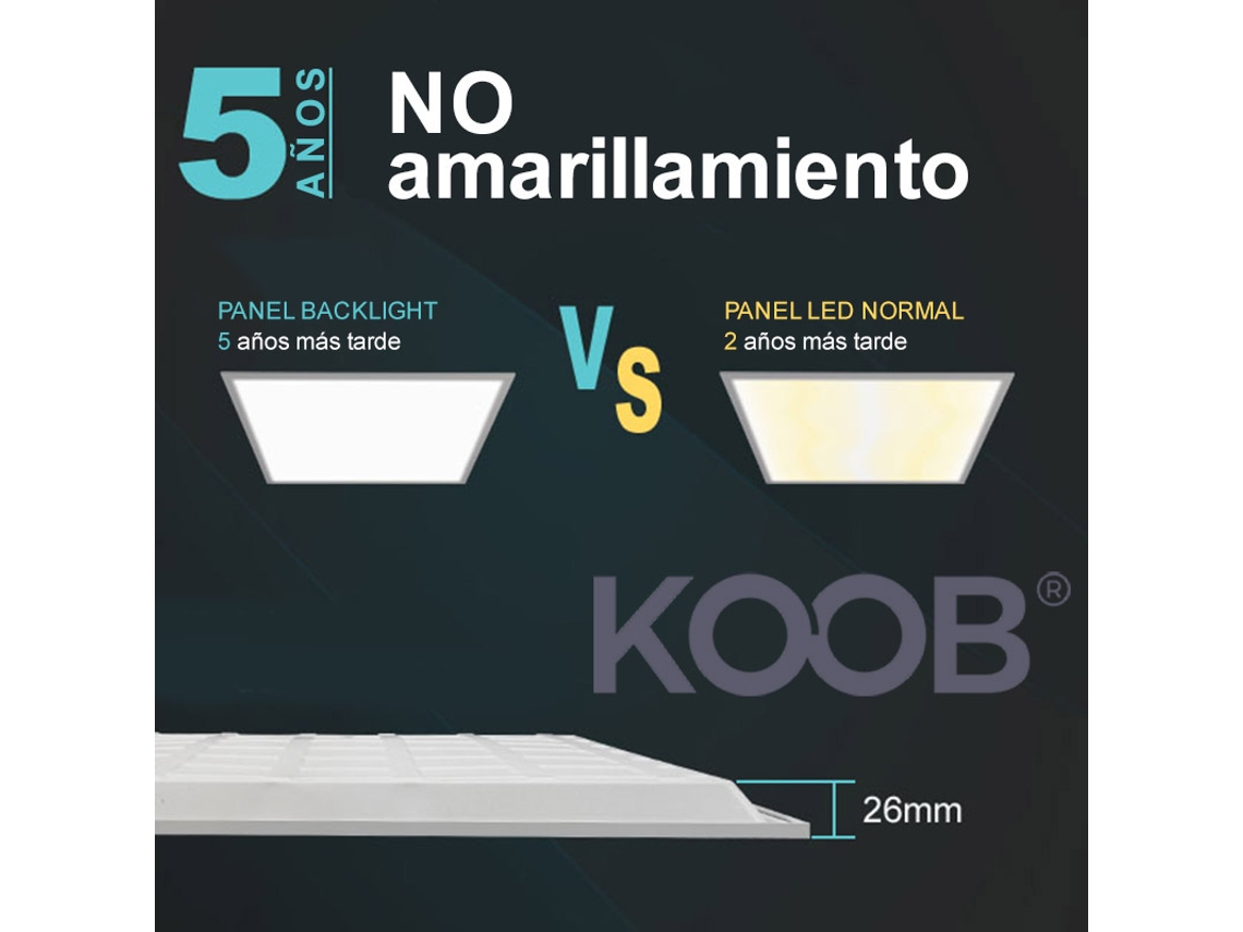 Panel LED Backlit 65W, RGB + CCT, 60x120cm - LEDBOX