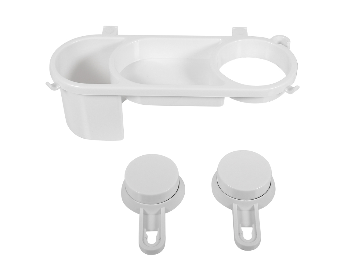 MEOIRUERY Suporte para secador de escova de dentes com ventosa para montagem na parede do banheiro