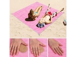 Tapete de Praia Sem Areia 2 X 2m, Rosa AQUAFORGE