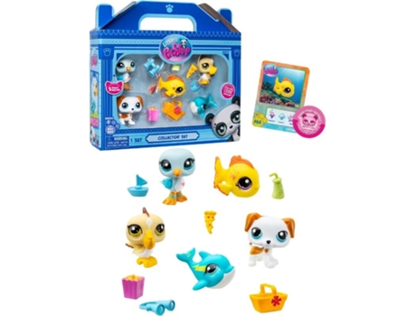 Littlest Pet Shop Conjunto de praia com 5 figuras 00517 Tm Toys