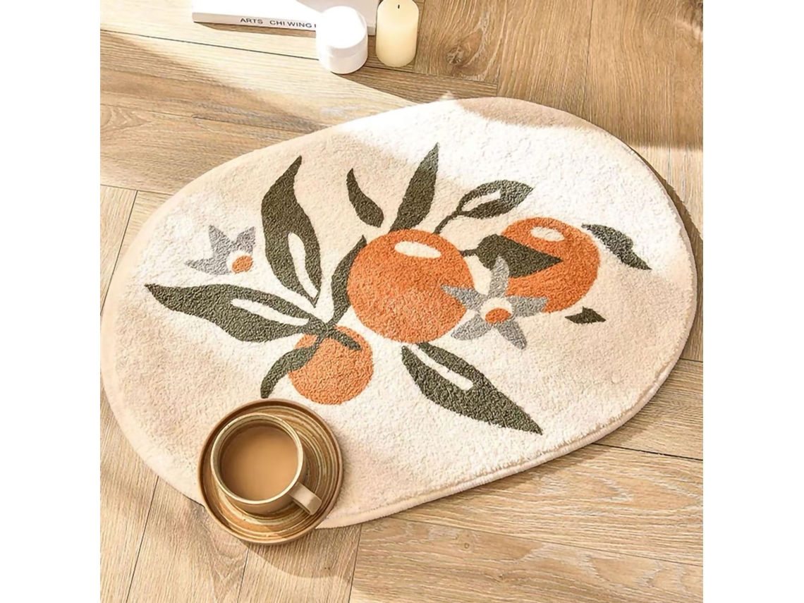 Tapete Absorvente de Água Floral 40x60cm | S/MARCA