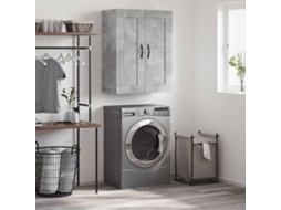 Wall Mounted Cabinet, Wall Mounted Cabinets Vidaxl Cinzeto Madeira Processada (n/a)