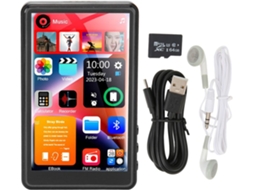 Leitor Mp3/Mp4 Bluetooth YIZHOOD X20 4.0Inch Memória Integrada de 16G 64G Tf Preto