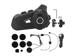 Fone Bluetooth Capacete Moto LAXISCREED 800m Bateria Interna