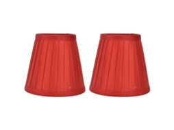 Conjunto de 2 Abajures Clip On para E14 Barril Pequeno para Mesa e Parede