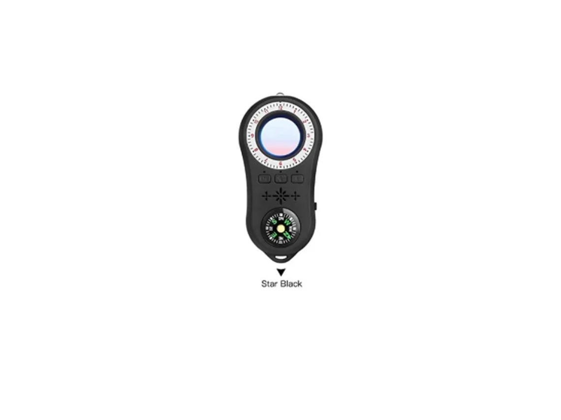Detector anti-espionagem, função GPS portátil, proteção infravermelha, alerta de emergência Bestvite (preto)
