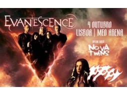 Bilhete EVANESCENCE 2026 WORLD TOUR