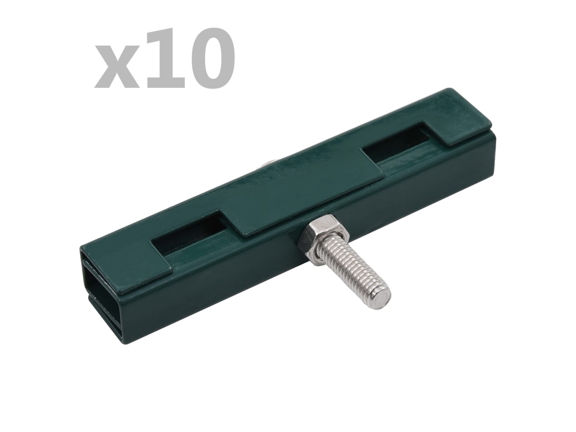 U Mat Connector, U Mat Connectors Vidaxl Verde Aço (n/a)