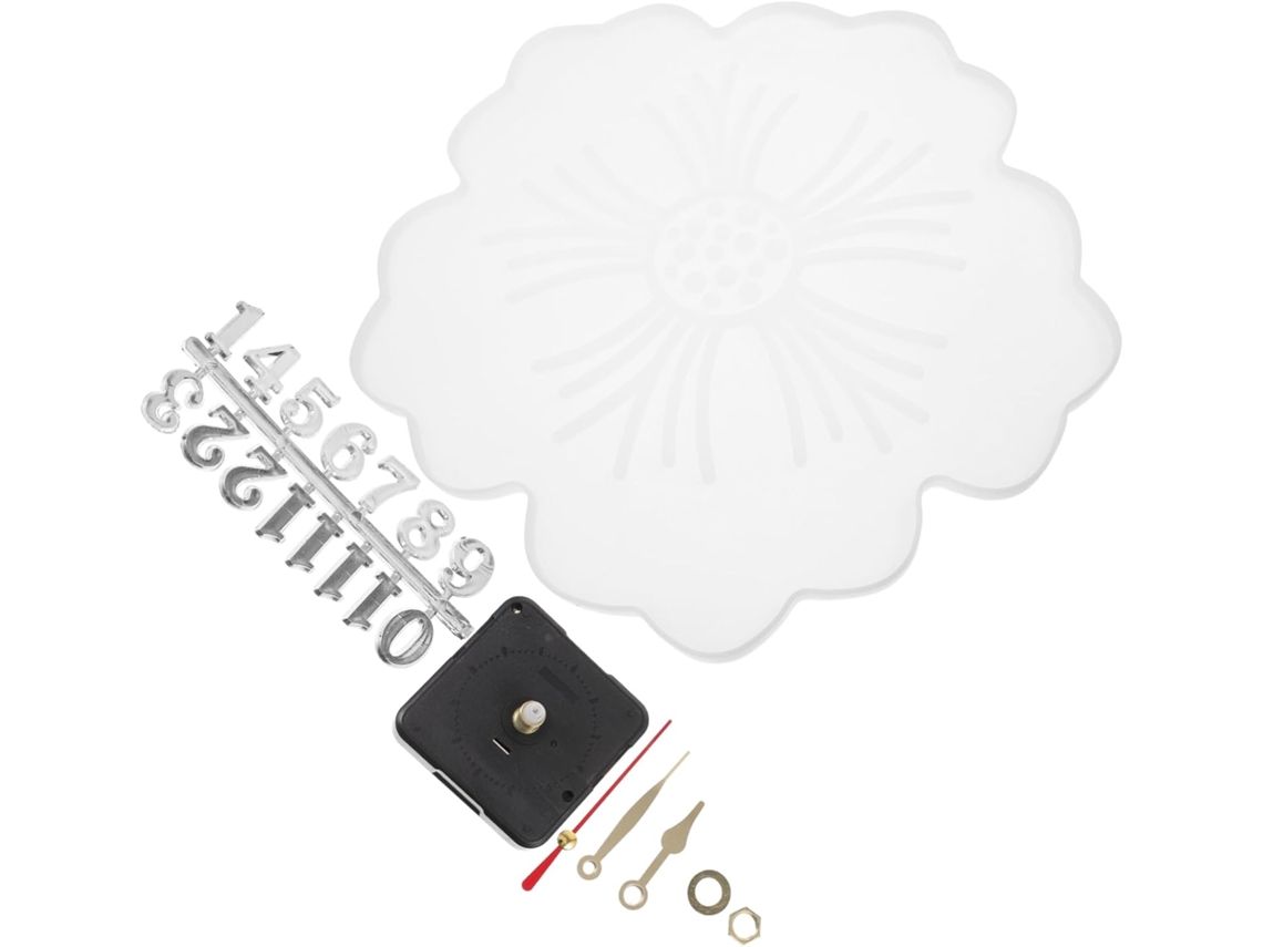 Molde De Silicone Para Relógio Digital , Molde De Flor Para Artesanato Com Amigos Gokoco