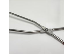 Pinça Para Churrasco Em Aço Inoxidável, 38, 1cm Com Cabo Antiderrapante, Ideal Para Churrasco E Culinária Ao Ar Livre