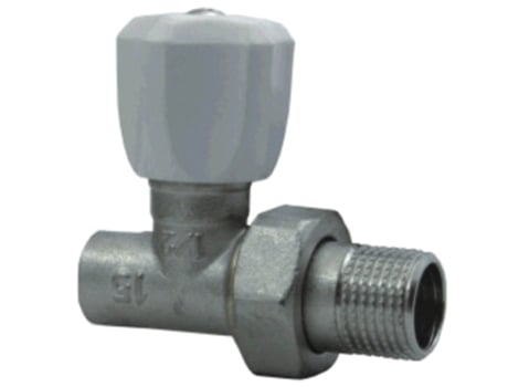 Válvula de Aquecedor Reta de 15mm x 1/2 Polegada BSP com Manípulo Soldado
