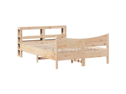 Bed Frame, Bed Frames Vidaxl Marrom Madeira De Pinho (160 X 200 Cm)
