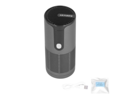 Purificador de Ar Portátil S/MARCA com Íons Negativos 10 Milhões, 3 Velocidades, USB, Preto