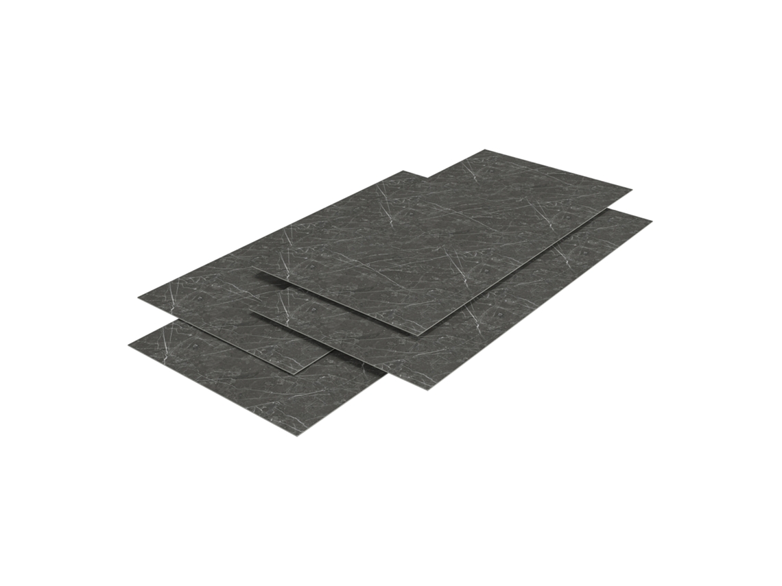 Revestimento de Parede Bladel 4 Painéis Pvc 120X60Cm Diamante Cinzento NEU.HAUS
