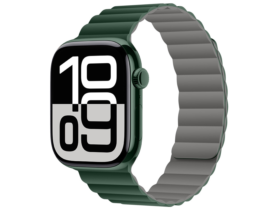 Bracelete Para Apple Watch 38/40/41/42mm Verde-acinzentado Cuich
