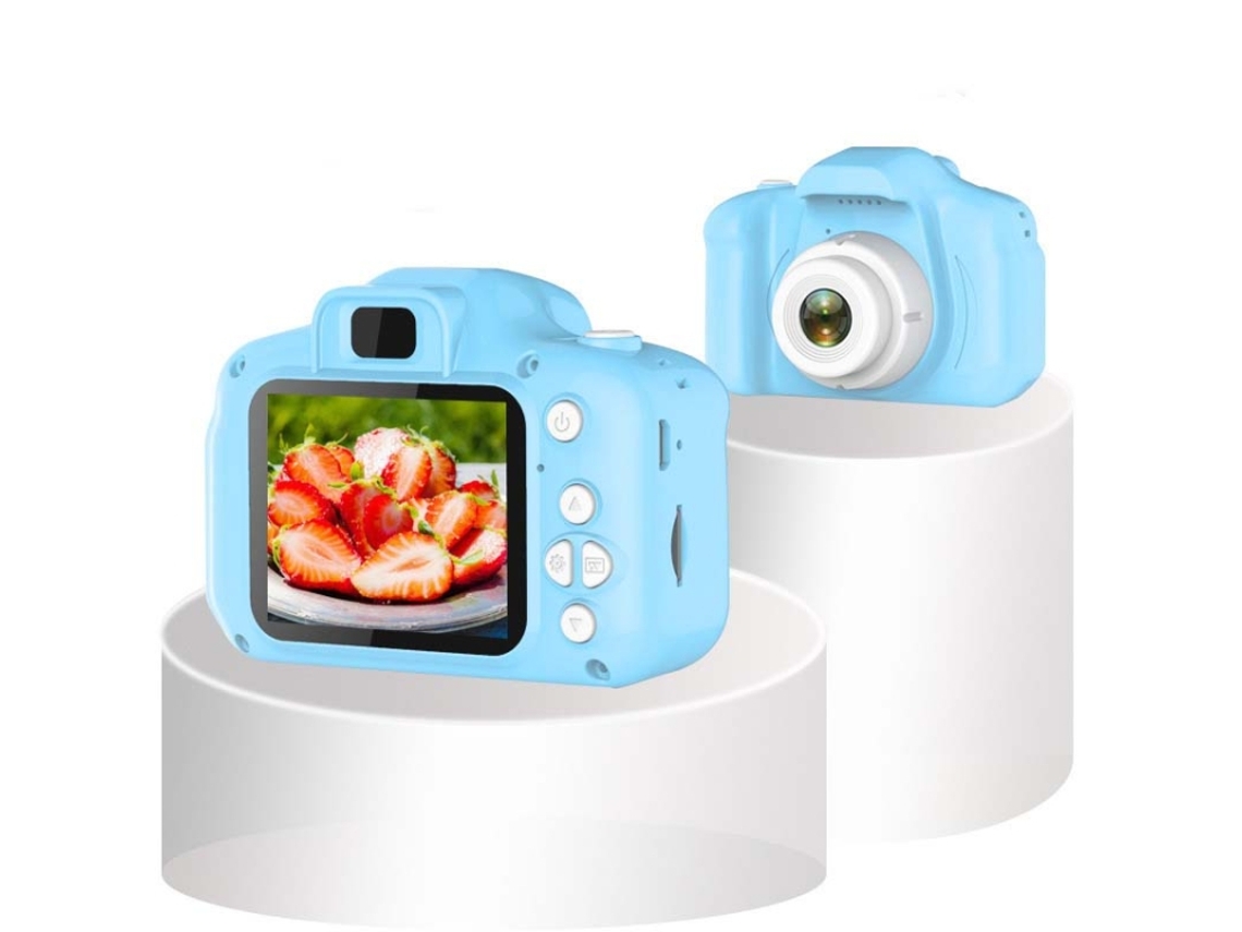 (azul) Câmera Slr Leve E Nítida De 8 Megapixels Para Crianças.