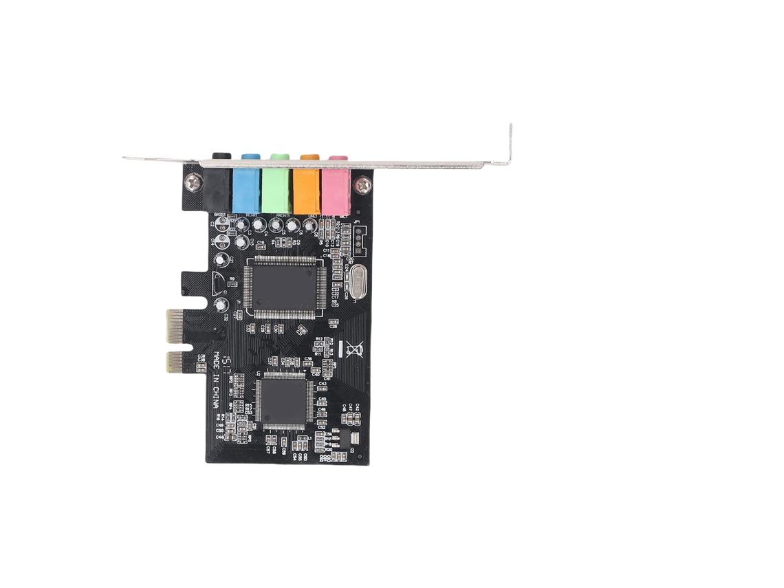 Placa De Som Interna Pcie 5.1 Adaptador Pci Express Estéreo 3d Para Computador Desktop
