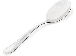 Conjunto 6 Colheres de Café ALESSI Nuovo Milano Prata (Cinzento - Aço Inox - 12.5 cm)