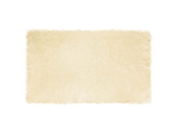 Vidaxl Tapete De De Ovelha Sintética Tafalla Creme 100 X 200 Cm