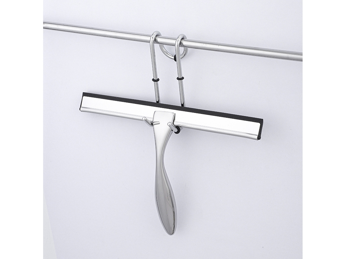 Raspador De Chuveiro Em Aço Inoxidável, Raspador De Chuveiro De 25 Cm Sem