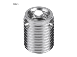 10pcs Insert Rosca Auto-rosqueável Aço Inox Sus303 3-buracos Tipo 308 (8)