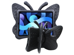 Capa Panoona Para Ipad 10.9'' 2022 (10ª Geração) ,eva Rígido E Antichoque ,suporte Borboleta Preto