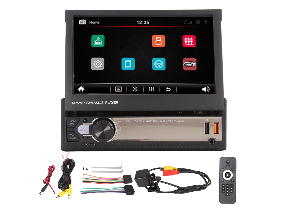 Reprodutor Mp5 Carro 7 Polegadas Com Tela Hd E Carplay