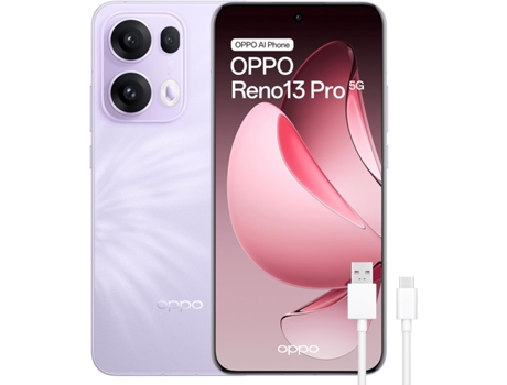 Reno13 Pro 5g Smartphone Desbloqueado Com Ia, 12 Gb 512 Gb, Ecrã Amoled De 6,83” Roxo Oppo